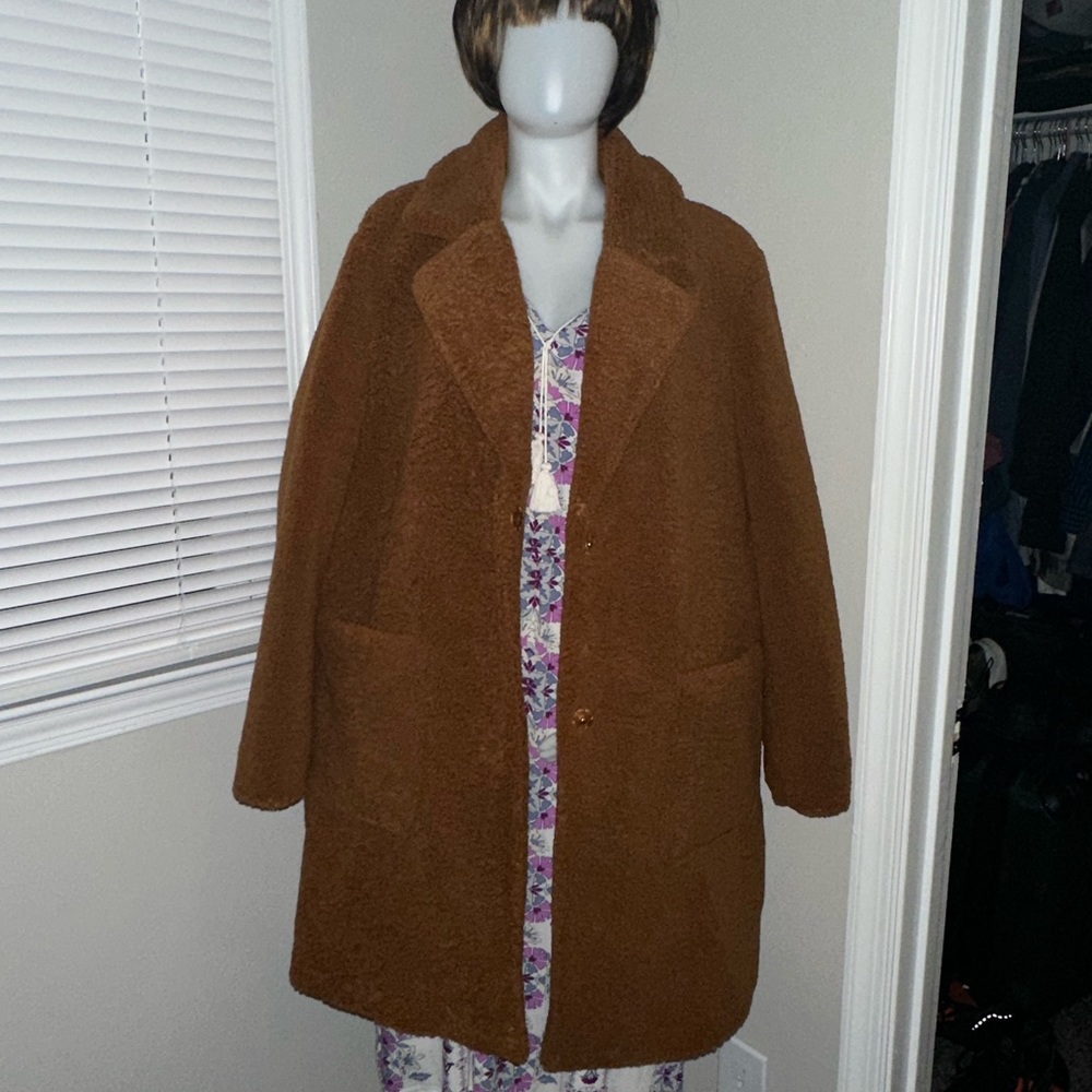 Larry Levine Sherpa Coat